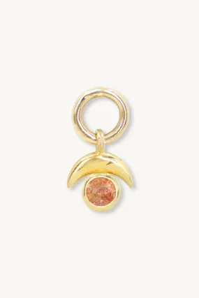 Lunar Gold Sunstone Charm