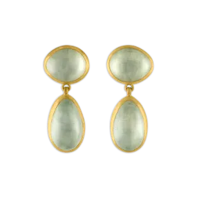 Mango Moonstone Amphora Earrings