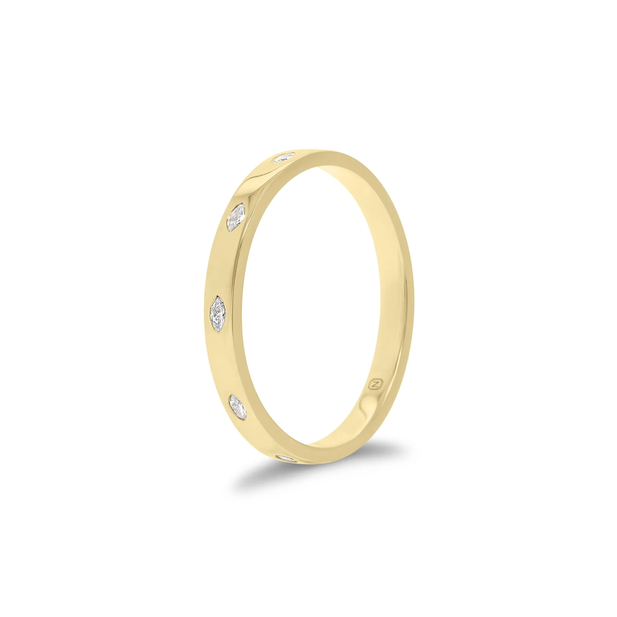 Marquise Diamond Stackable Ring