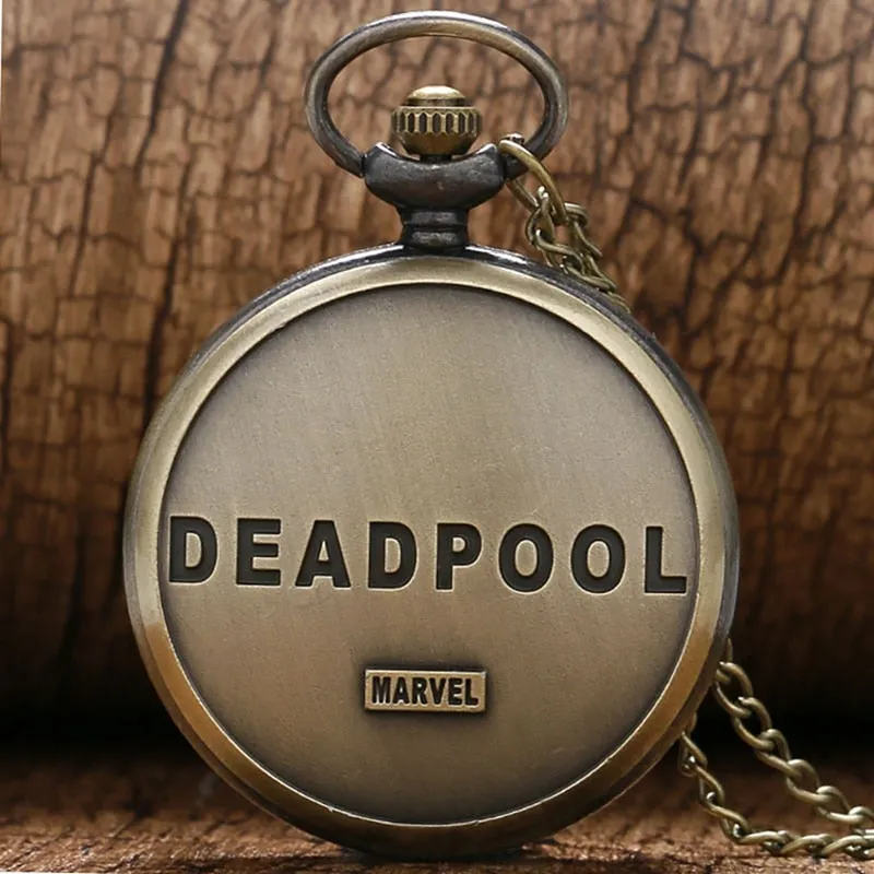 Marvel Deadpool Quartz Pocket Watch