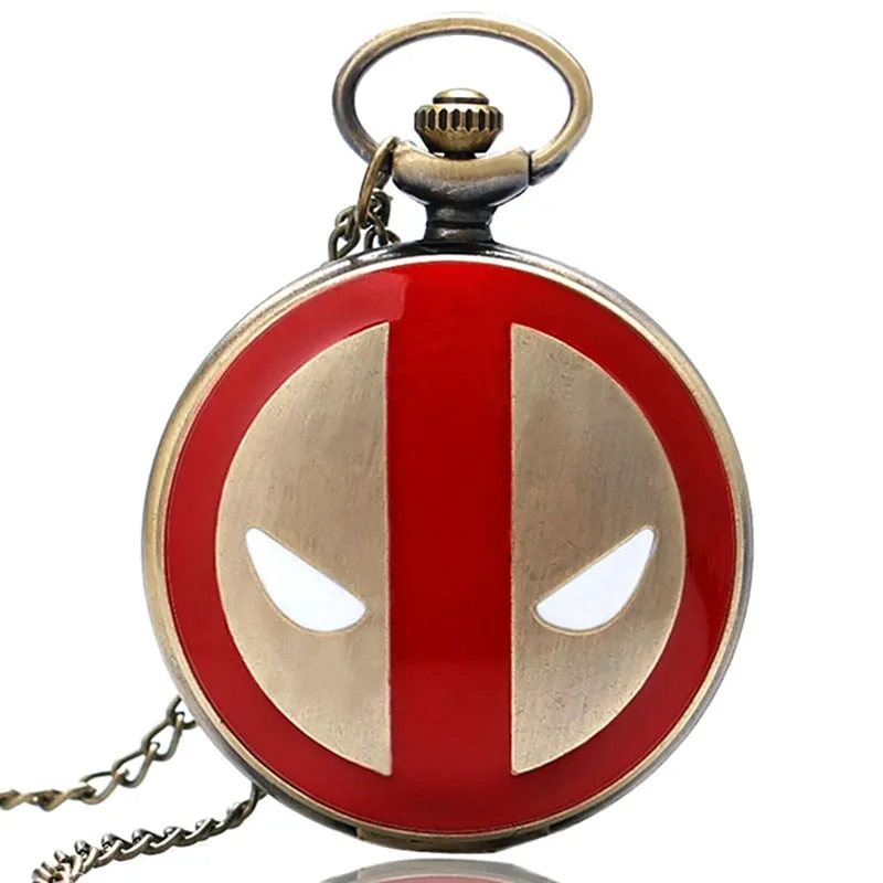 Marvel Deadpool Quartz Pocket Watch