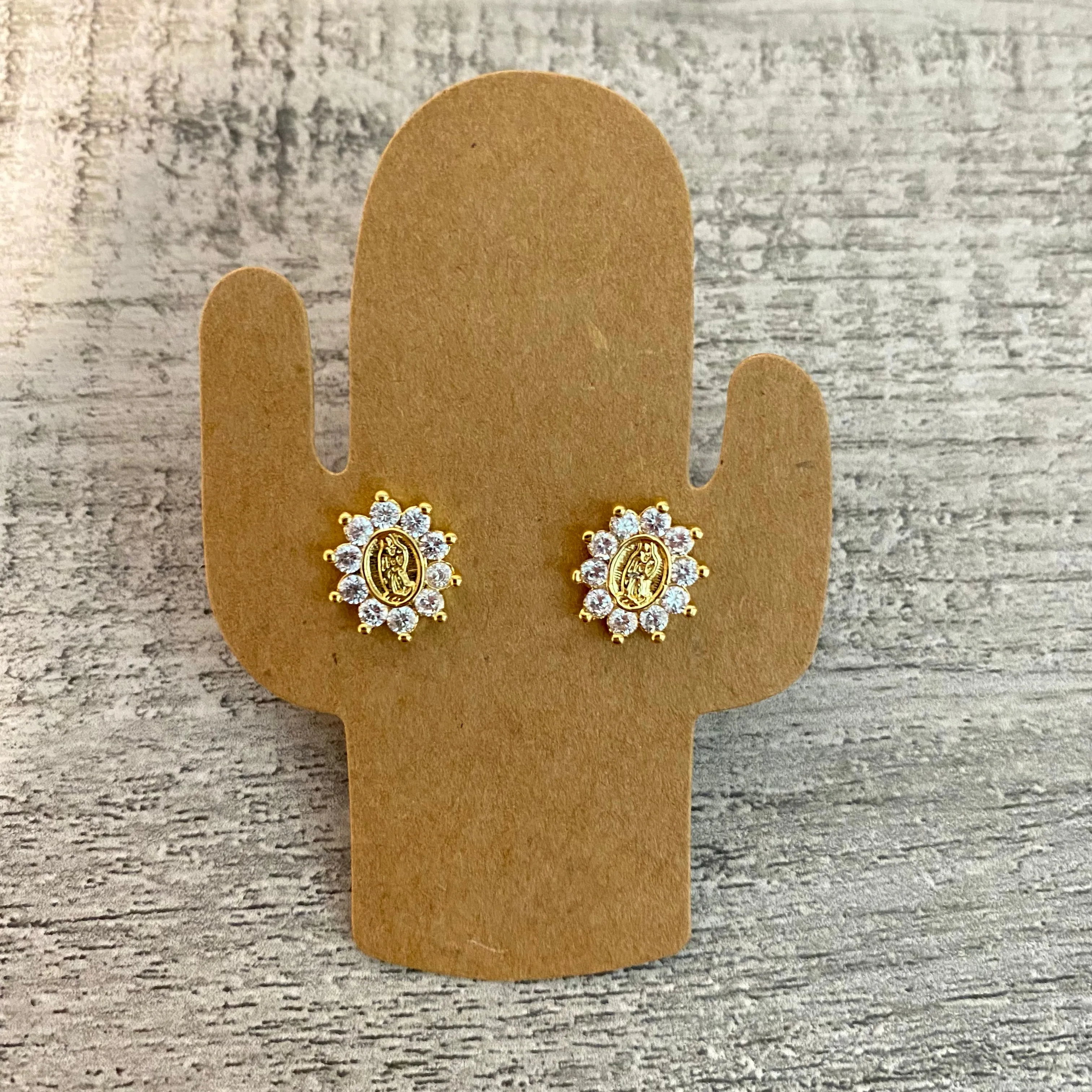 Mini Virgencita Earrings