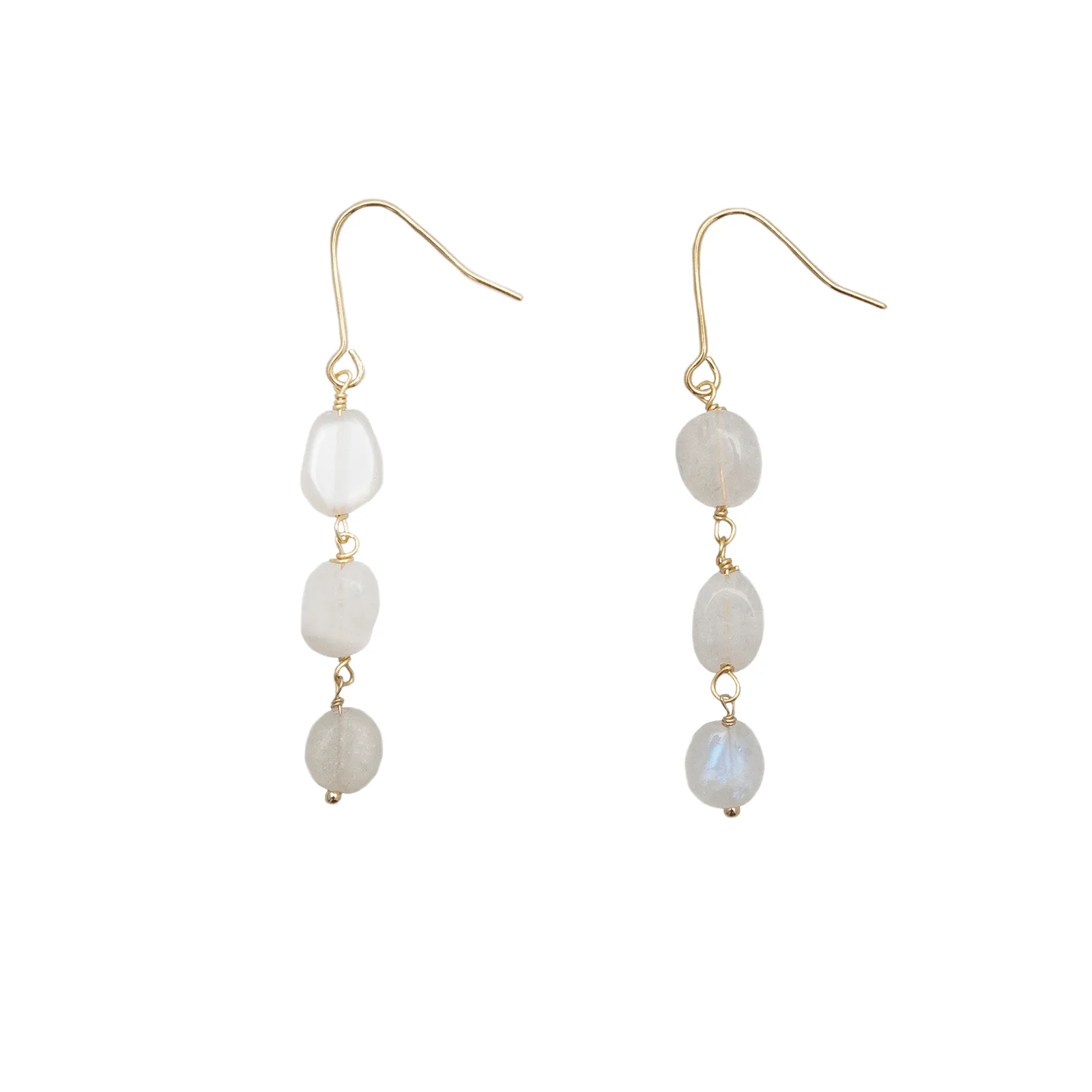 Moonstone Waterfall Earrings