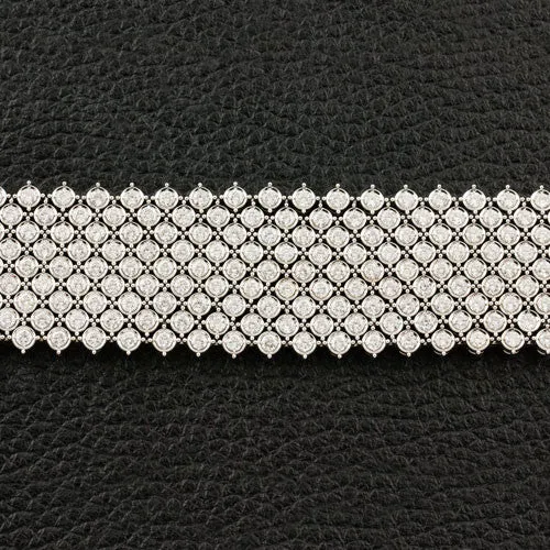 Nine Row Diamond Bracelet