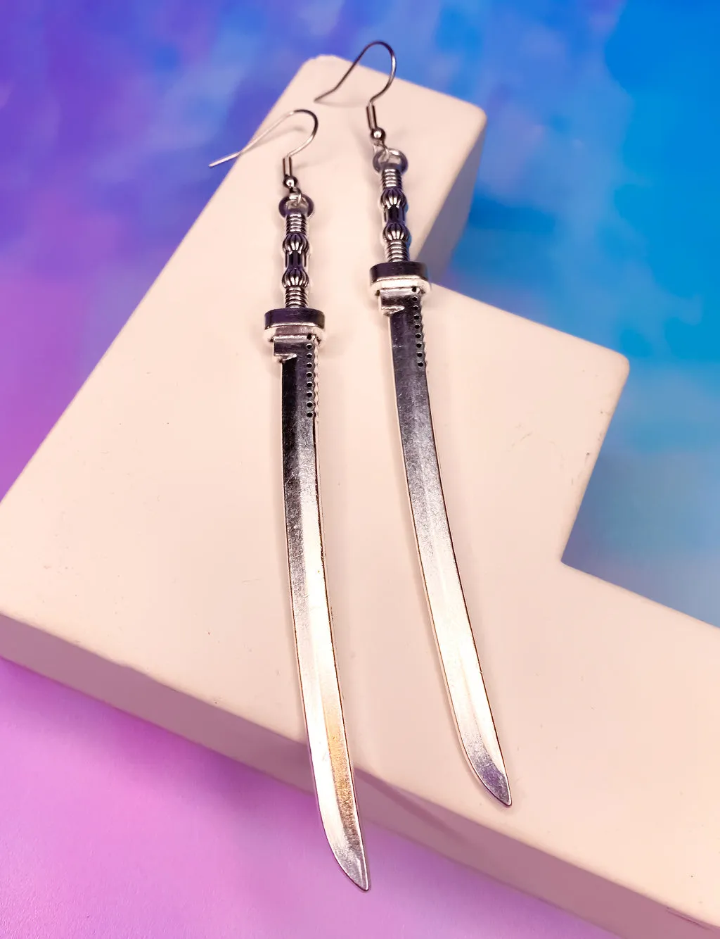 NINJA SWORD EARRINGS