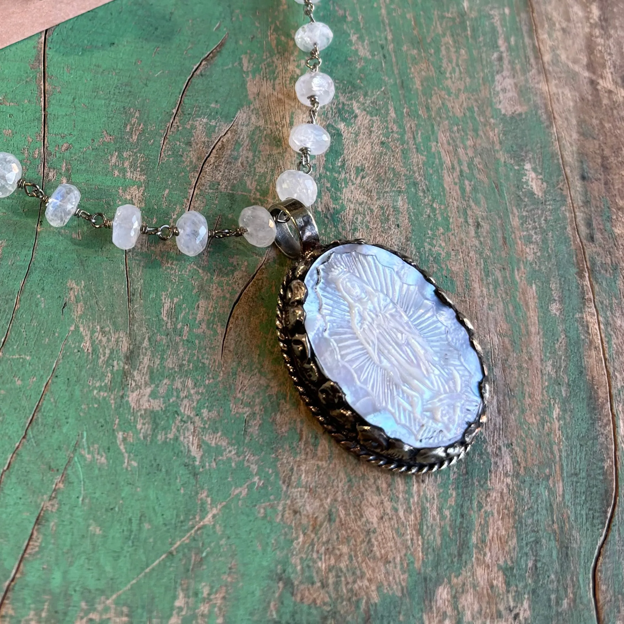 OLG Mother of Pearl Necklace or Earrings