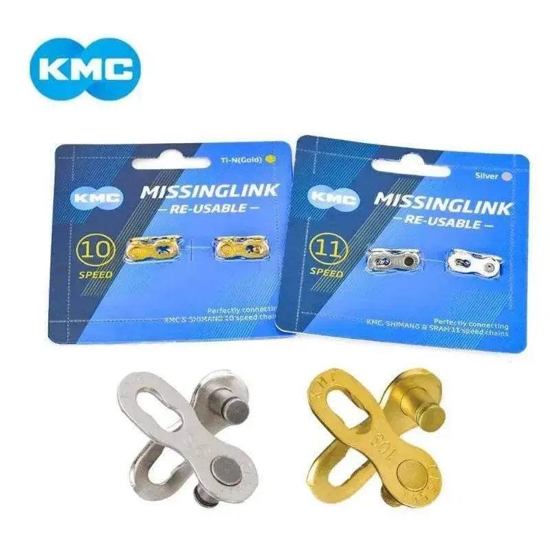 One Pair KMC Bicycle Chain Buckle  9/10/11/12 Speed Gold Bike  Links