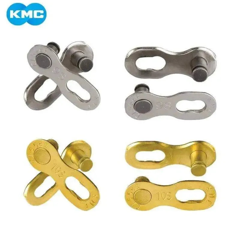 One Pair KMC Bicycle Chain Buckle  9/10/11/12 Speed Gold Bike  Links