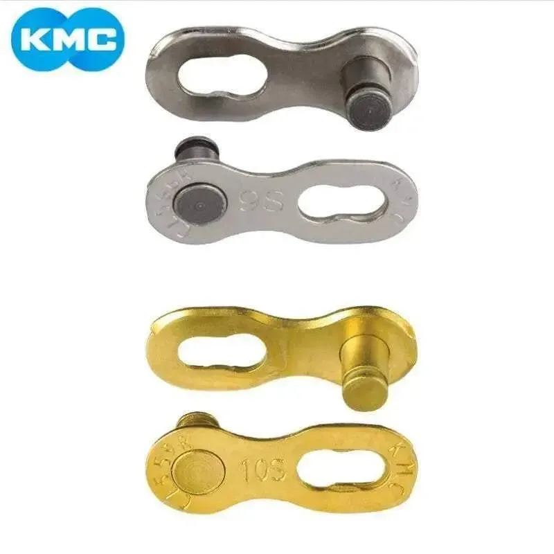 One Pair KMC Bicycle Chain Buckle  9/10/11/12 Speed Gold Bike  Links