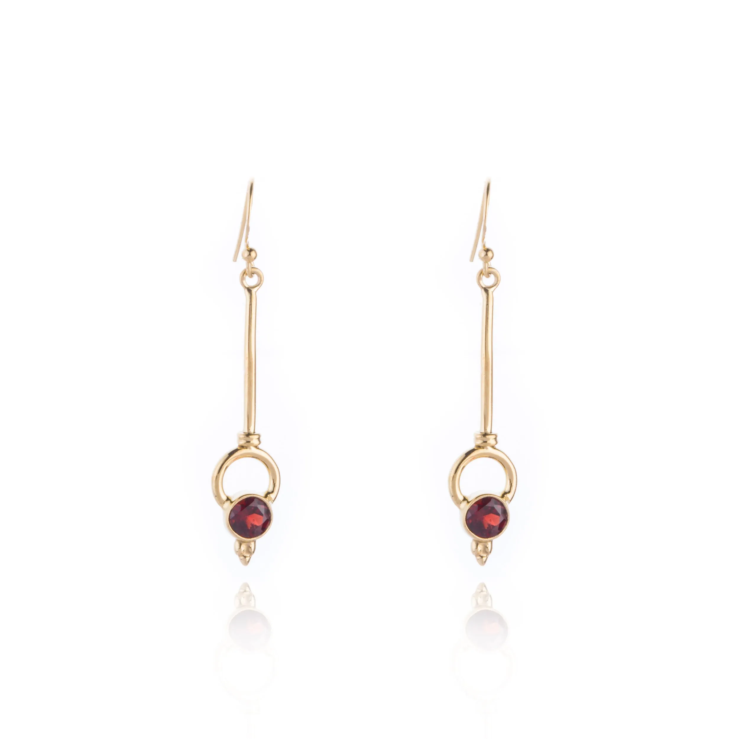 Oorvi Earrings, Gold Vermeil