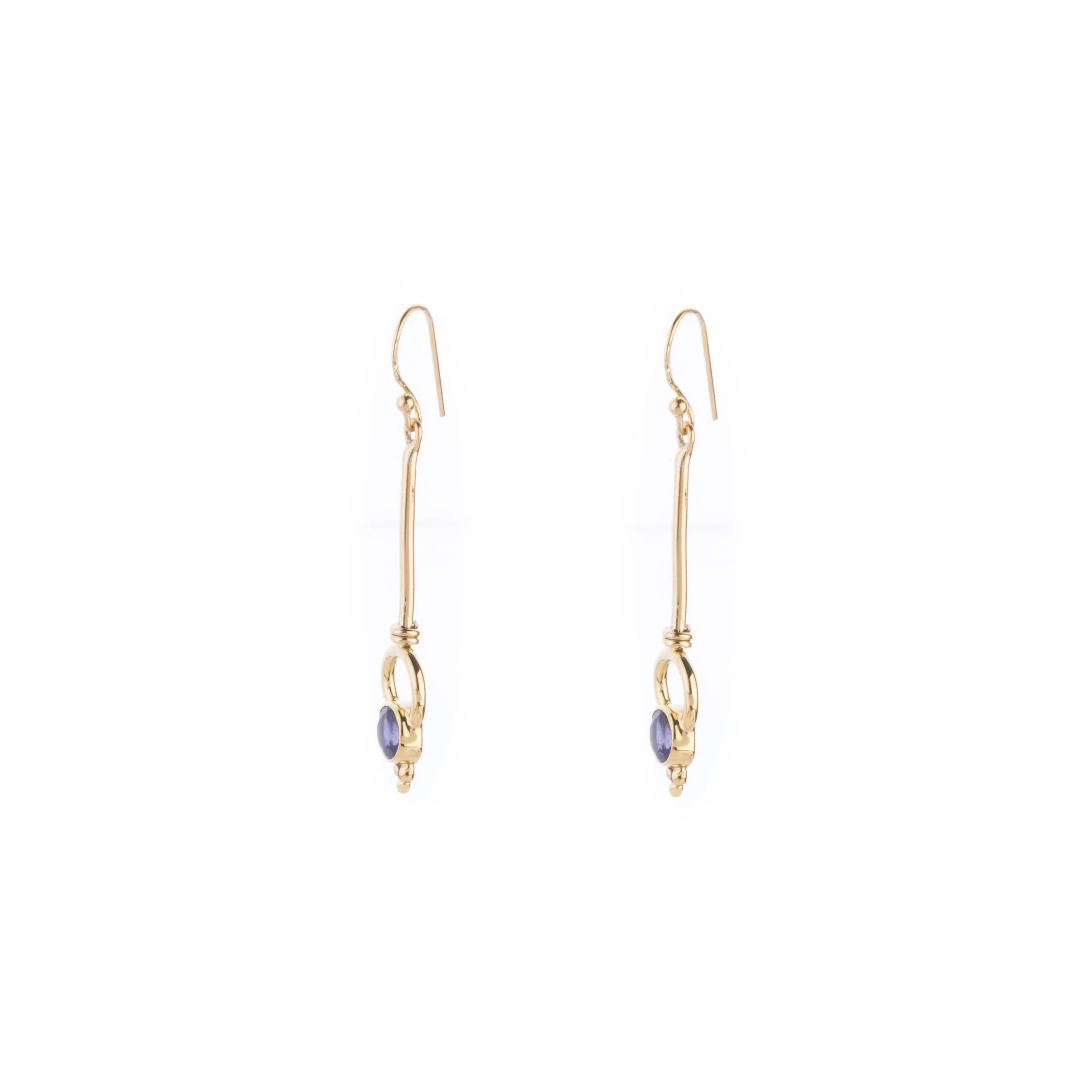 Oorvi Earrings, Gold Vermeil