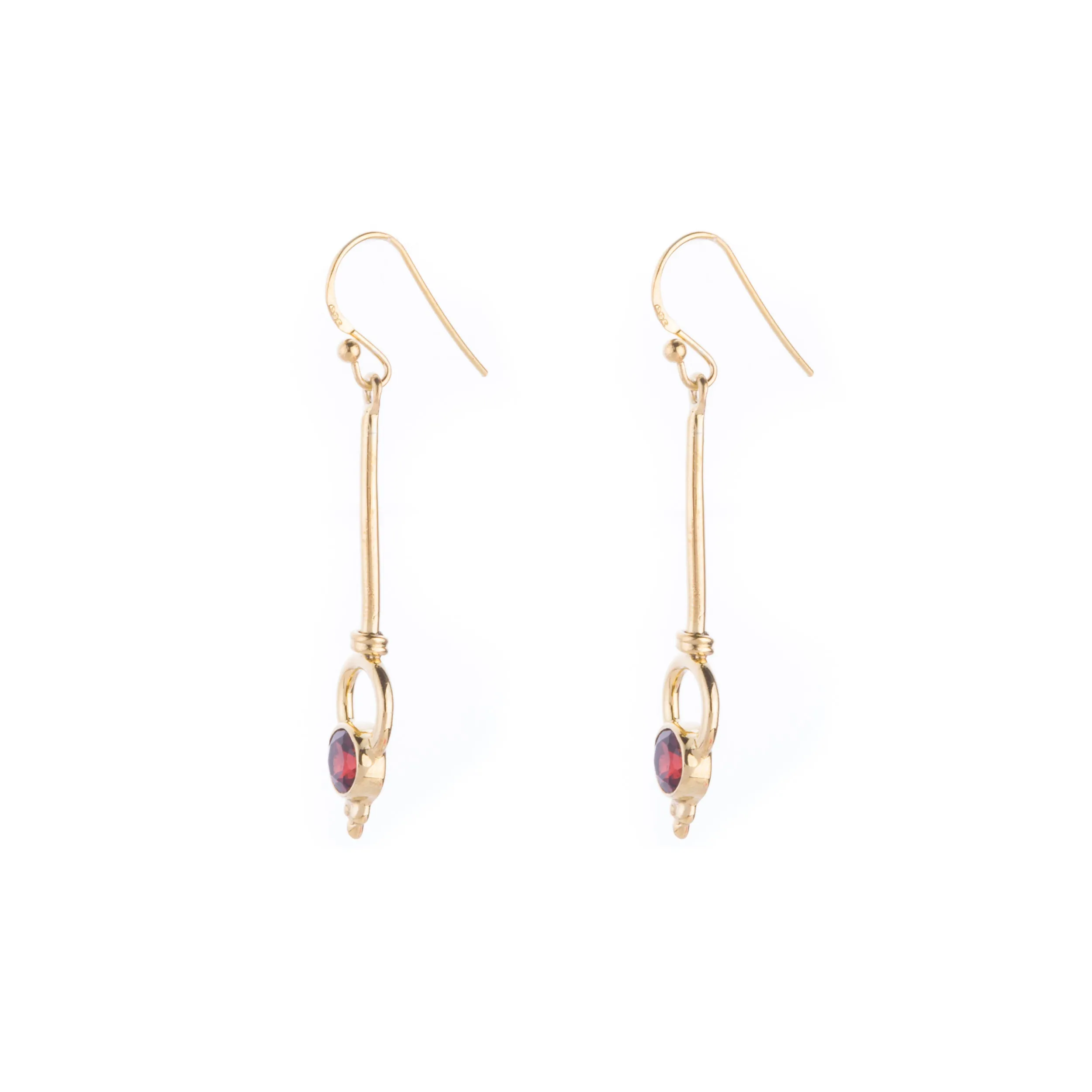 Oorvi Earrings, Gold Vermeil