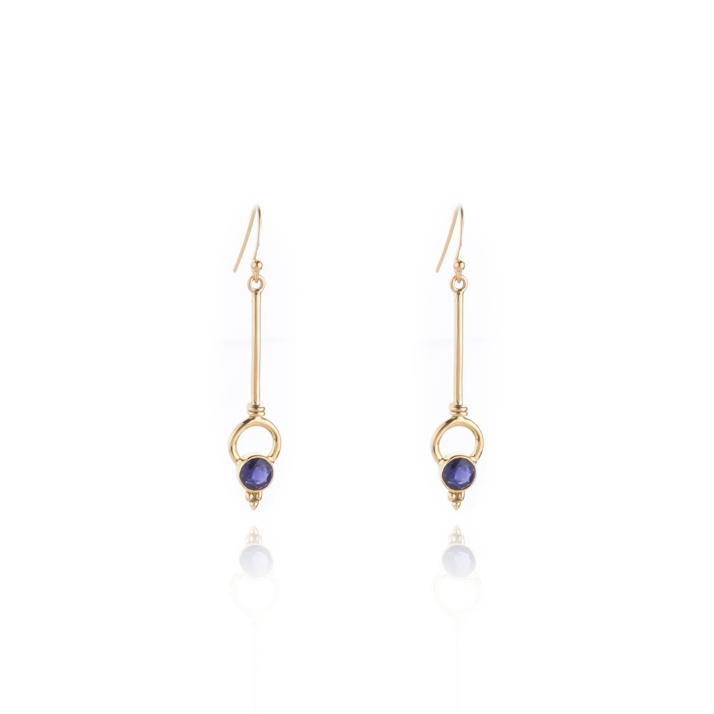 Oorvi Earrings, Gold Vermeil