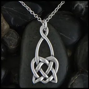 Open Heart Knot Pendant