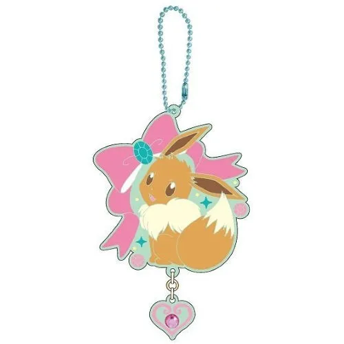 Pokemon Kirakira Glitter Jewel Rubber Mascot Key Chain