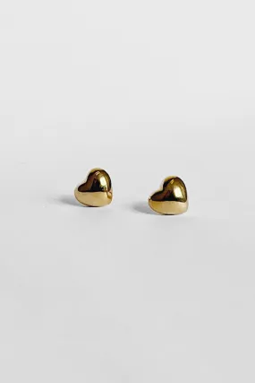 Puffy Heart Studs