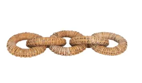 Rattan Wrapped Chain