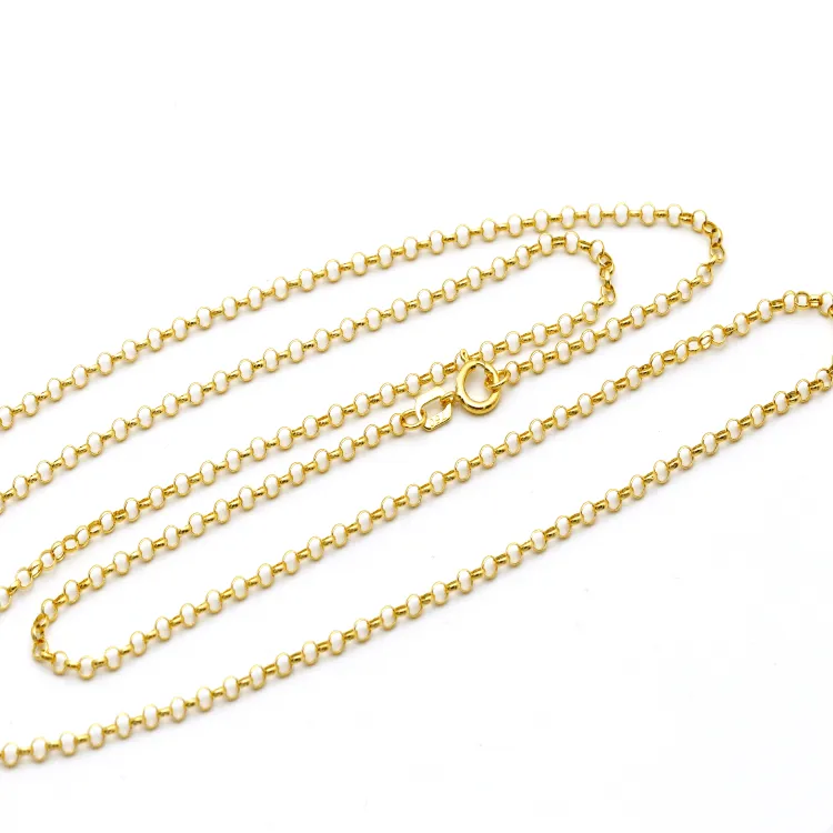 Real Gold Hollow Rolo Chain 5724 (45 C.M) CH1109