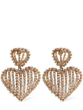 Rosantica   Battito crystal drop earrings 