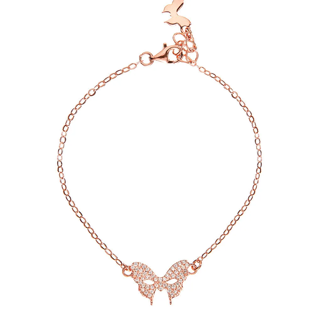 Rose Gold Pave Bracelet