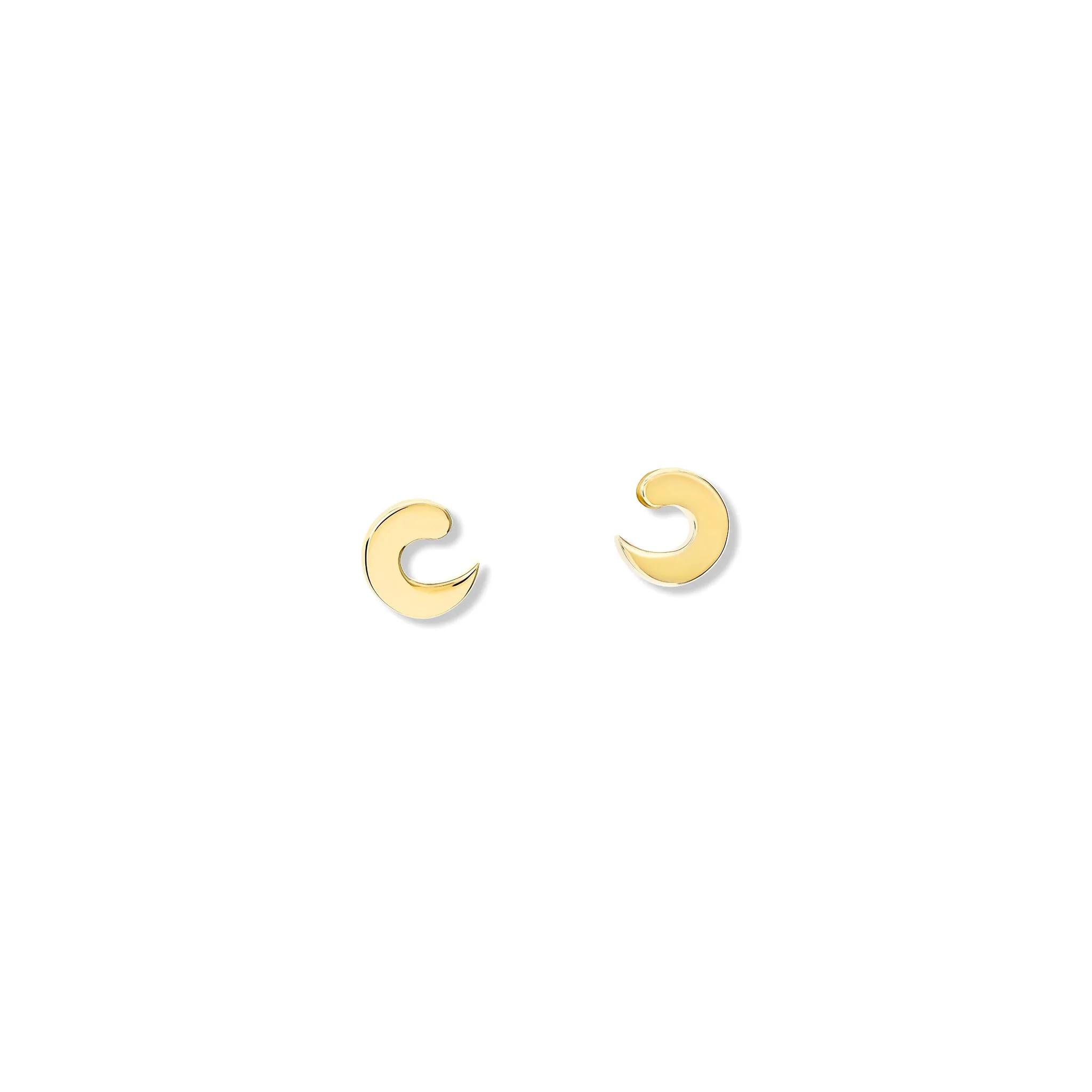 Sabina Stud Earrings Yellow Gold