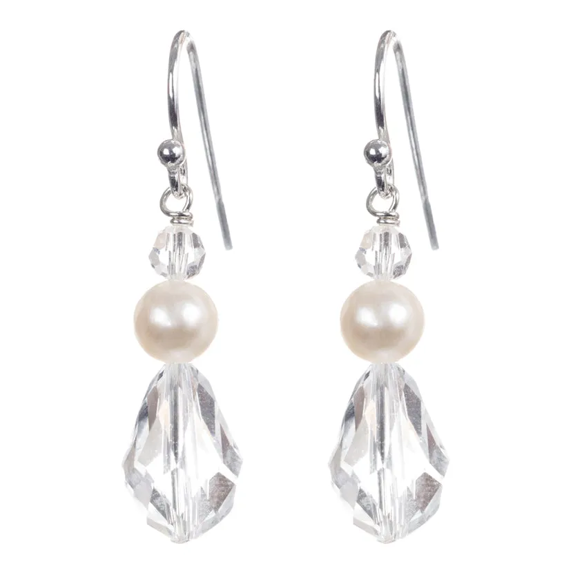 Scarlett Crystal Wedding Earrings