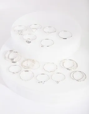 Silver Diacut Ring 26-Pack