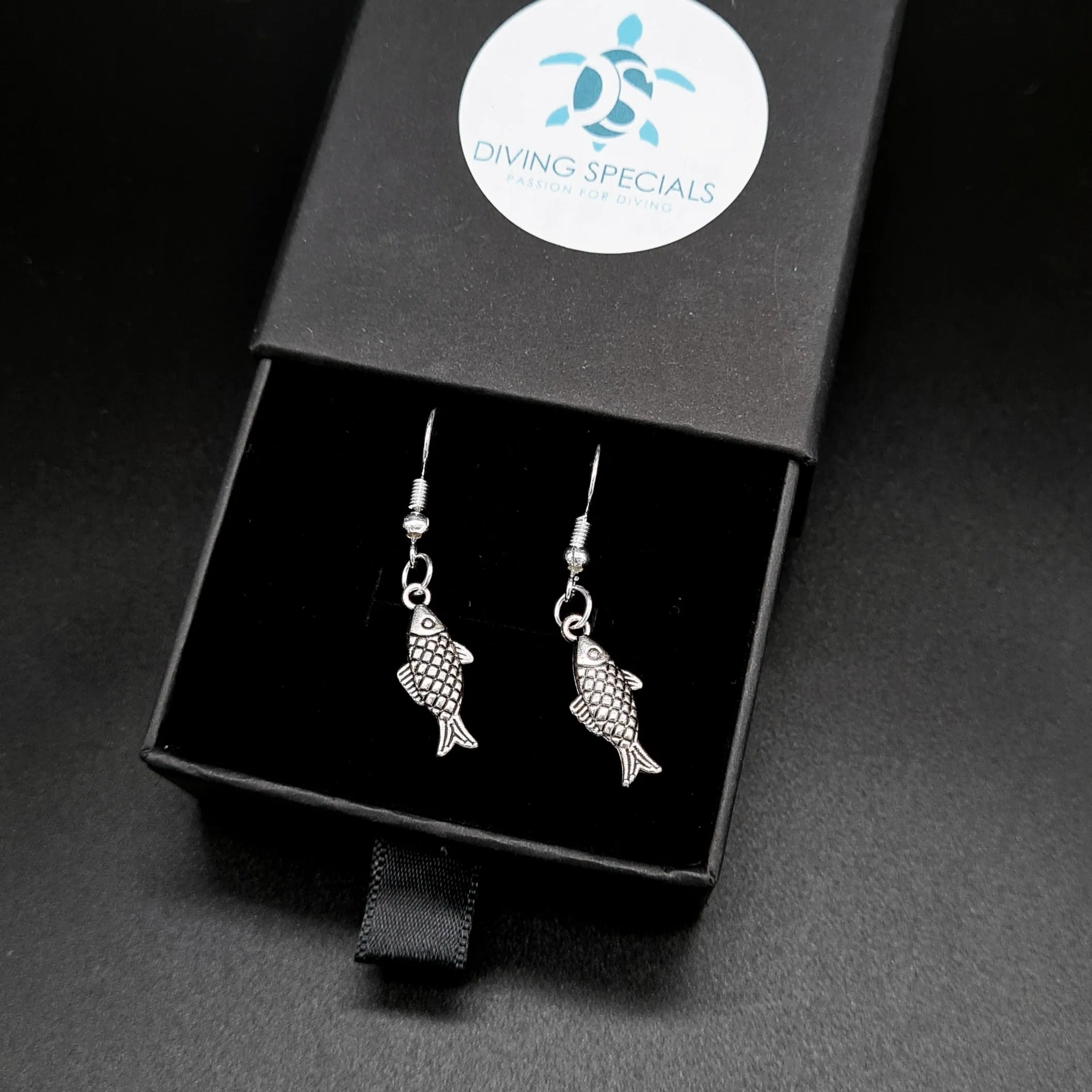 Silver Fish Earrings