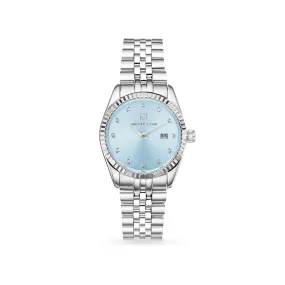 Silver Link Blue Belgravia 30 Watch