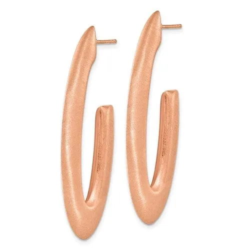 Silver Radiant Essence Rose Gold Earrings