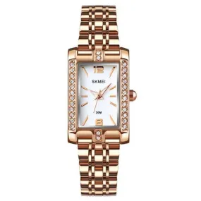 SKMEI 1690 Quartz Watches for Womens w/ Rhinestone Decoration