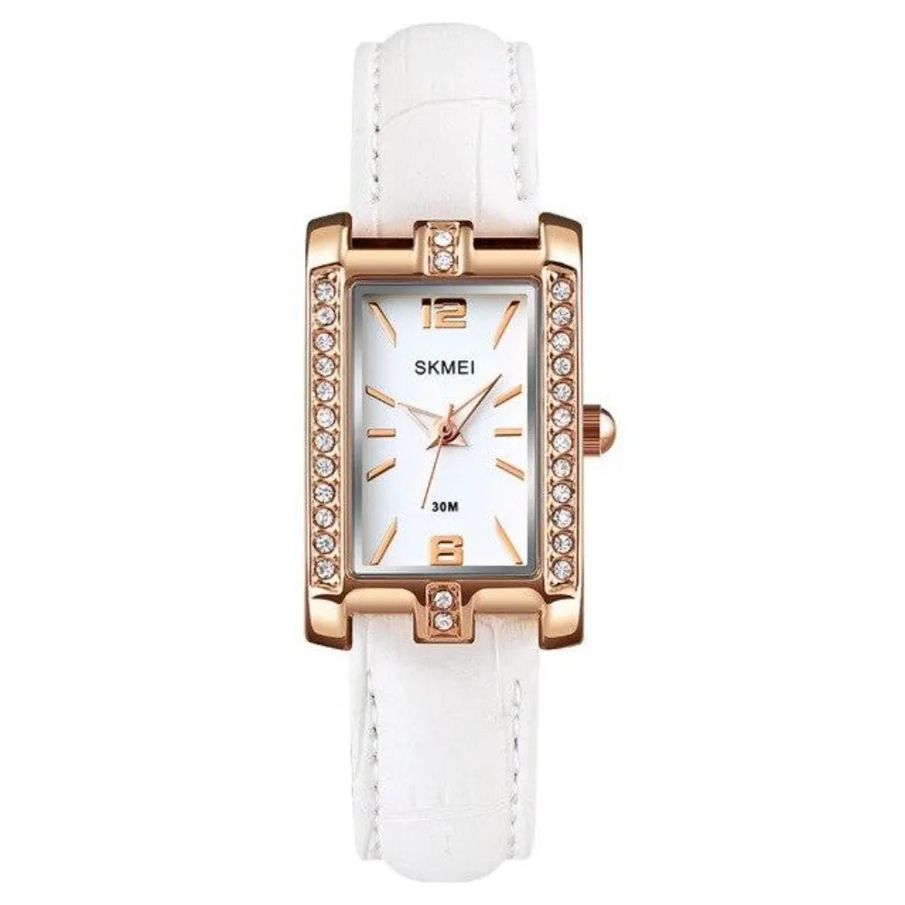 SKMEI 1690 Quartz Watches for Womens w/ Rhinestone Decoration