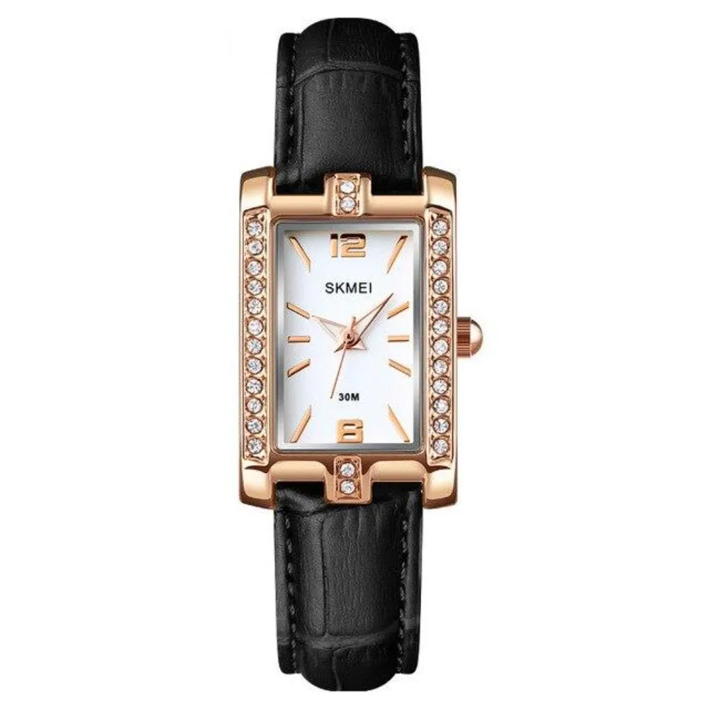 SKMEI 1690 Quartz Watches for Womens w/ Rhinestone Decoration