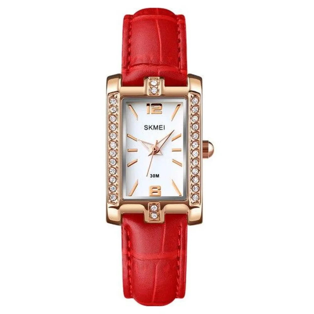 SKMEI 1690 Quartz Watches for Womens w/ Rhinestone Decoration