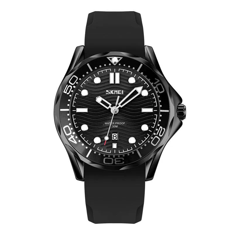 SKMEI 9276 Deep Sea Pilot Watch for Men w/ 360° Rotating Ring