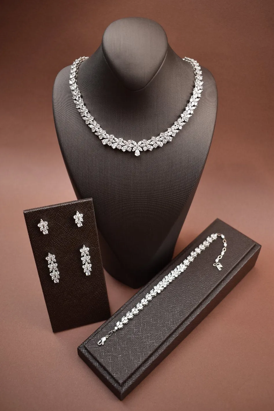 SKYLAR Simulated Diamond Jewelry Set