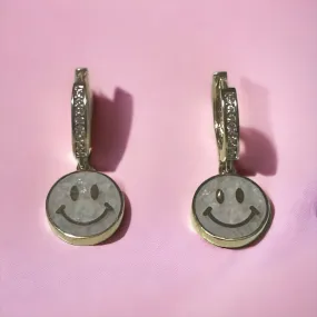 Smiley Face Gemstone Earrings