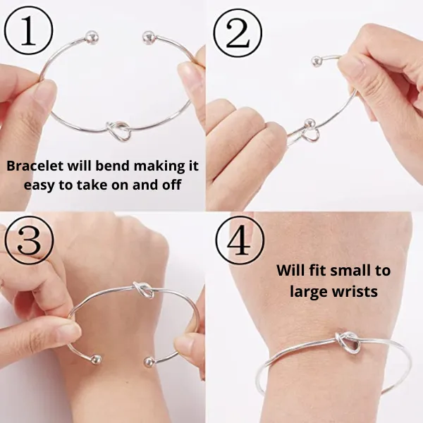 Softball Knot Bracelet