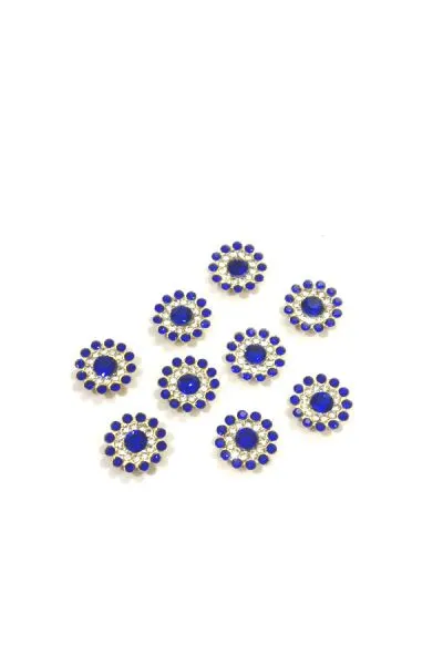 Stones Flower Button