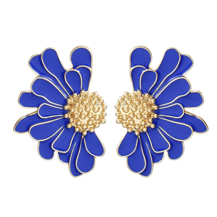 Studs Tropical Flower Earrings for Women