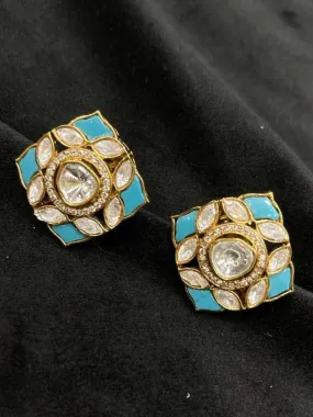 Stunning Uncut Polki Earring