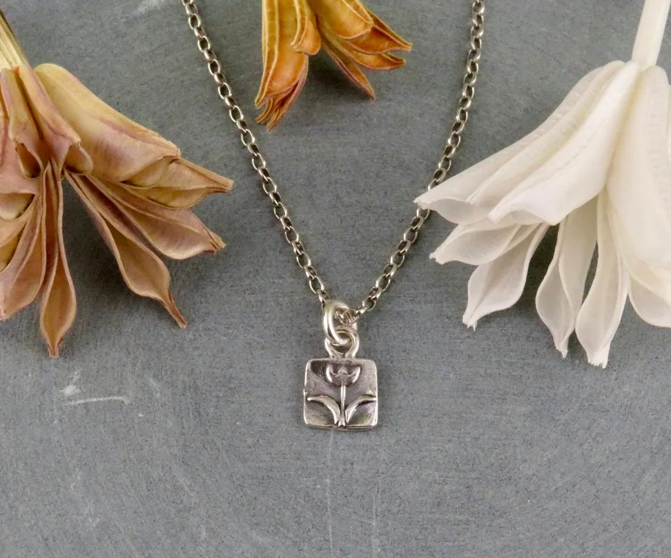 Sweet Little Tulip Necklace