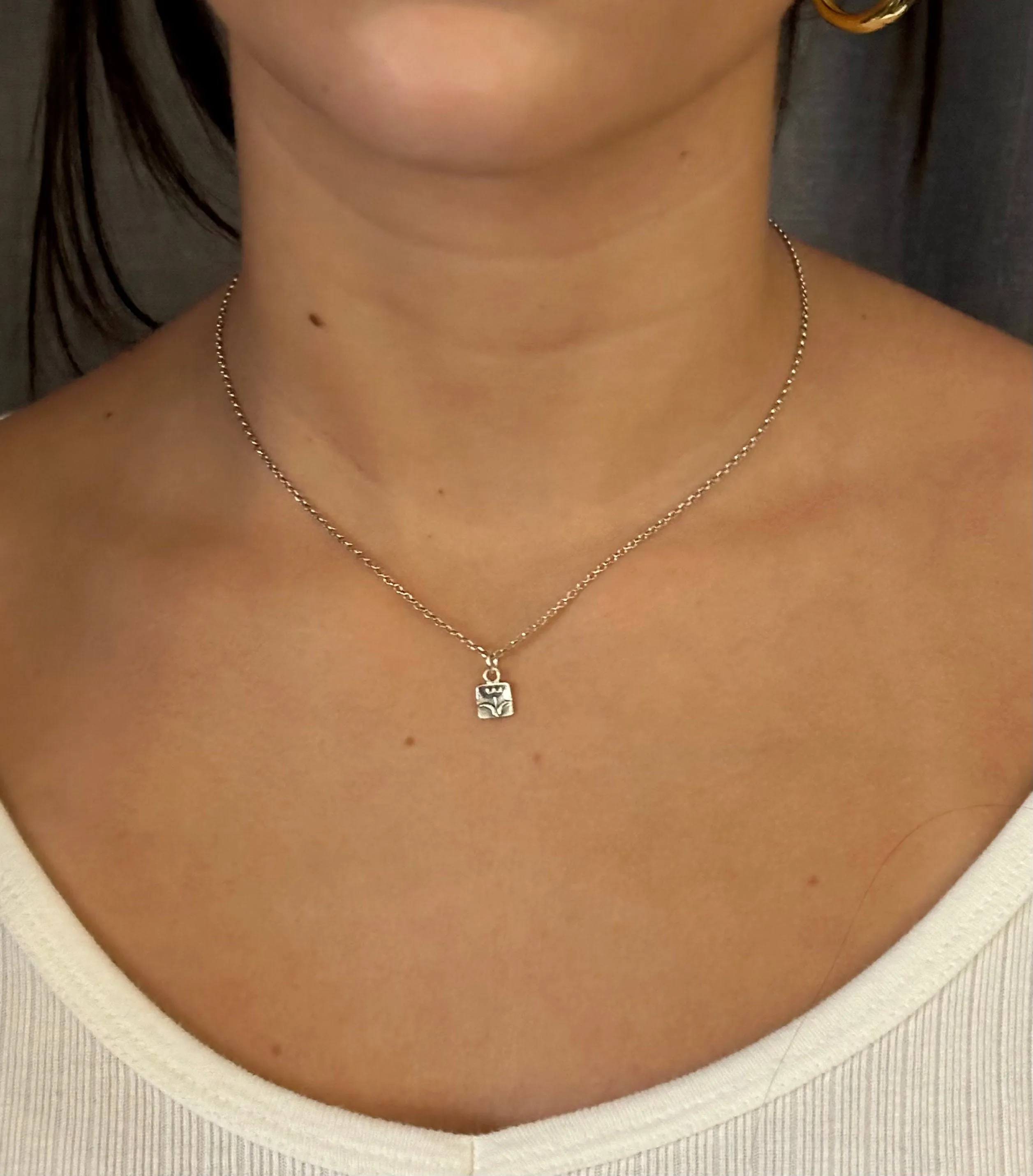 Sweet Little Tulip Necklace