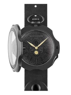 TAMBOORO Men’s watch - TATTOO - BLACK PVD - TB-101-BK-BK-CP