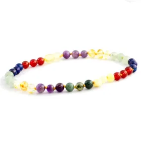 The Amber Monkey- GS Rainbow Bracelet 8”