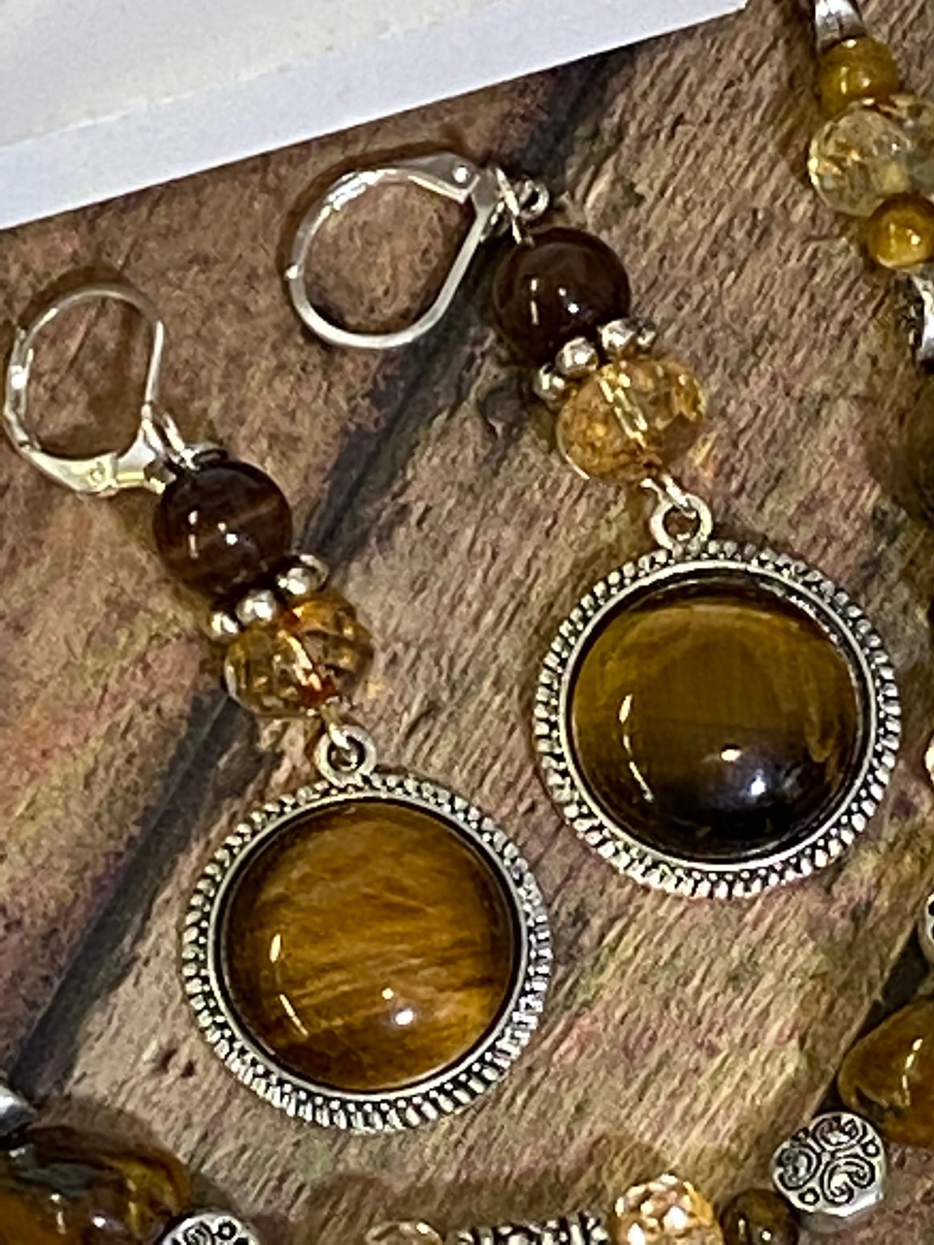 TIGER'S EYE Necklace (NE084-N)