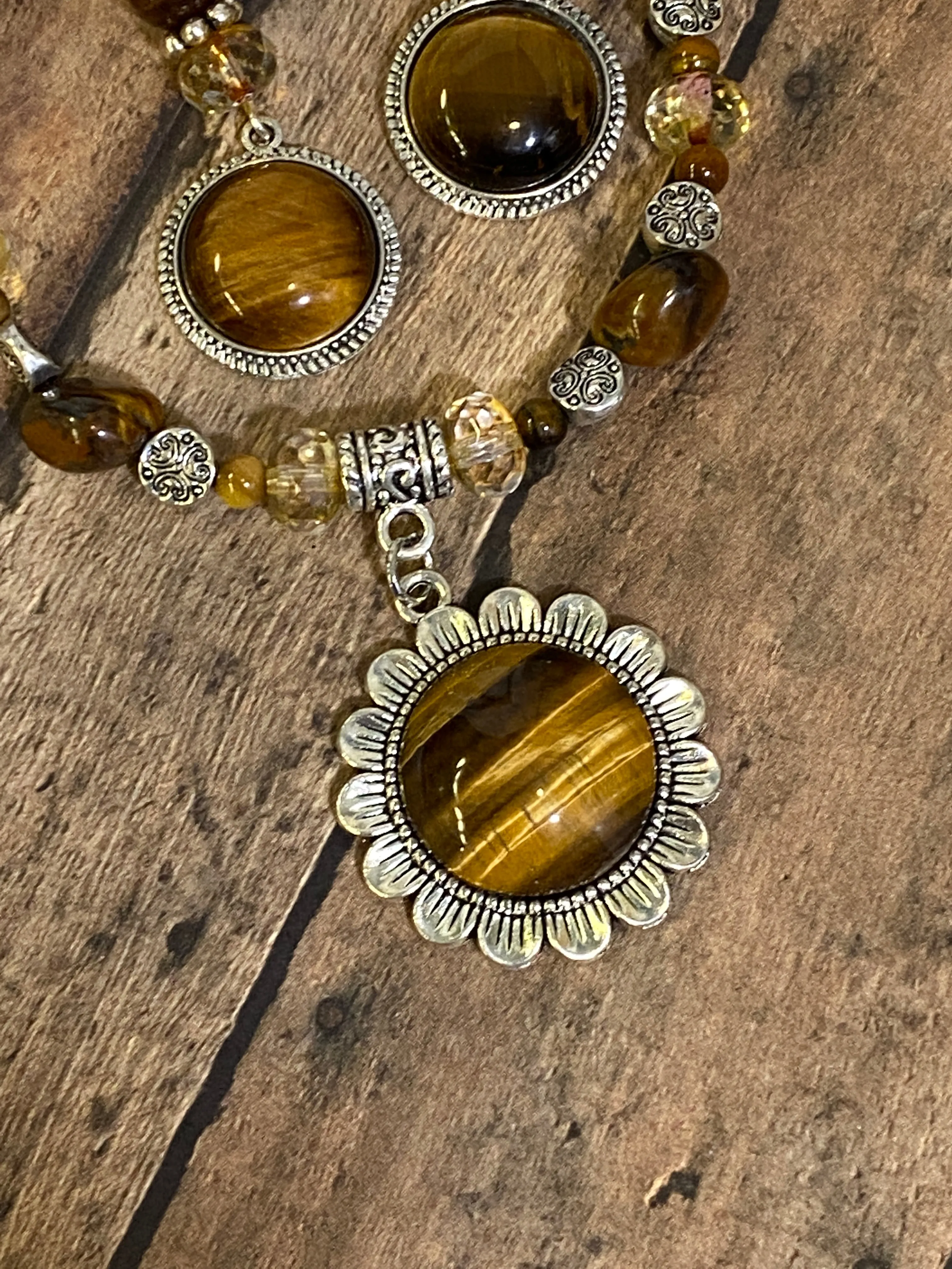 TIGER'S EYE Necklace (NE084-N)