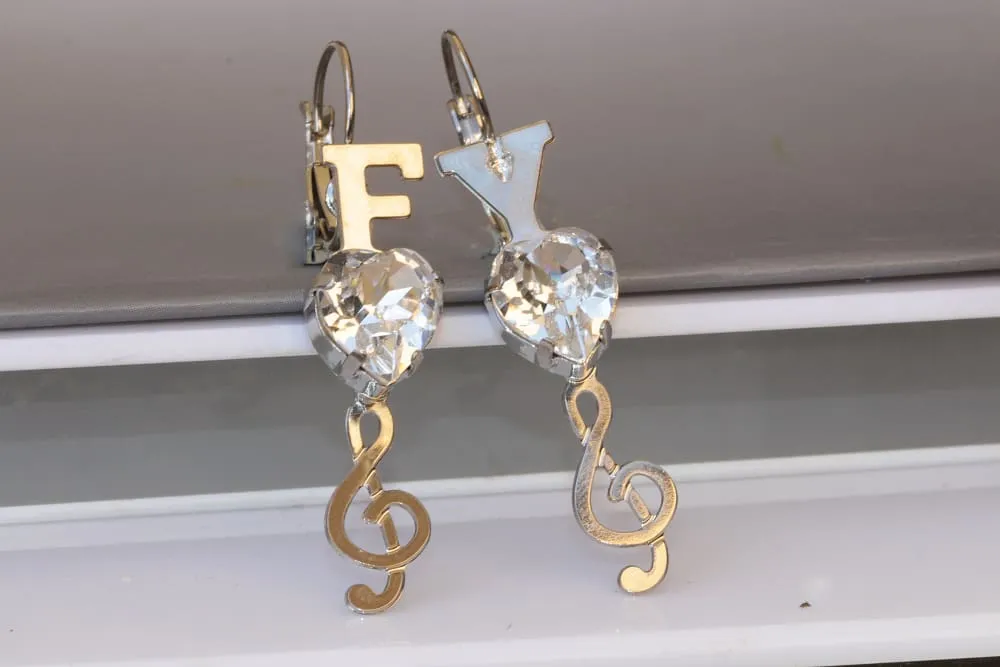 TREBLE CLEF EARRINGS