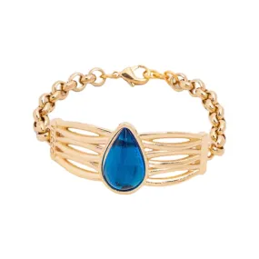 TUCCO ALHAMBRA BLUE MURANO BRACELET