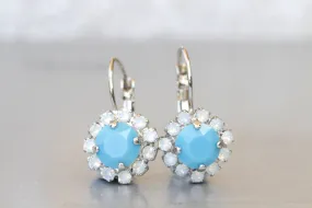 TURQUOISE Bridesmaid EARRINGS GIFT